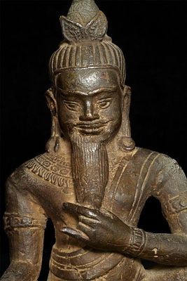 Antique Bronze Vietnam Shiva- - Well cast, nice patina-very rare type. Remarkable antique 
