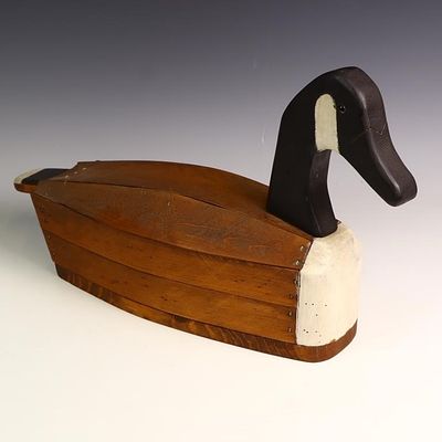 Wooden Duck 21X12X6.5 inches