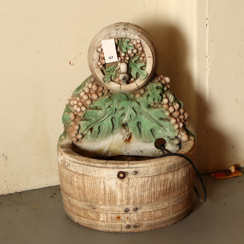 Lot 167: Cement outdoor fountain