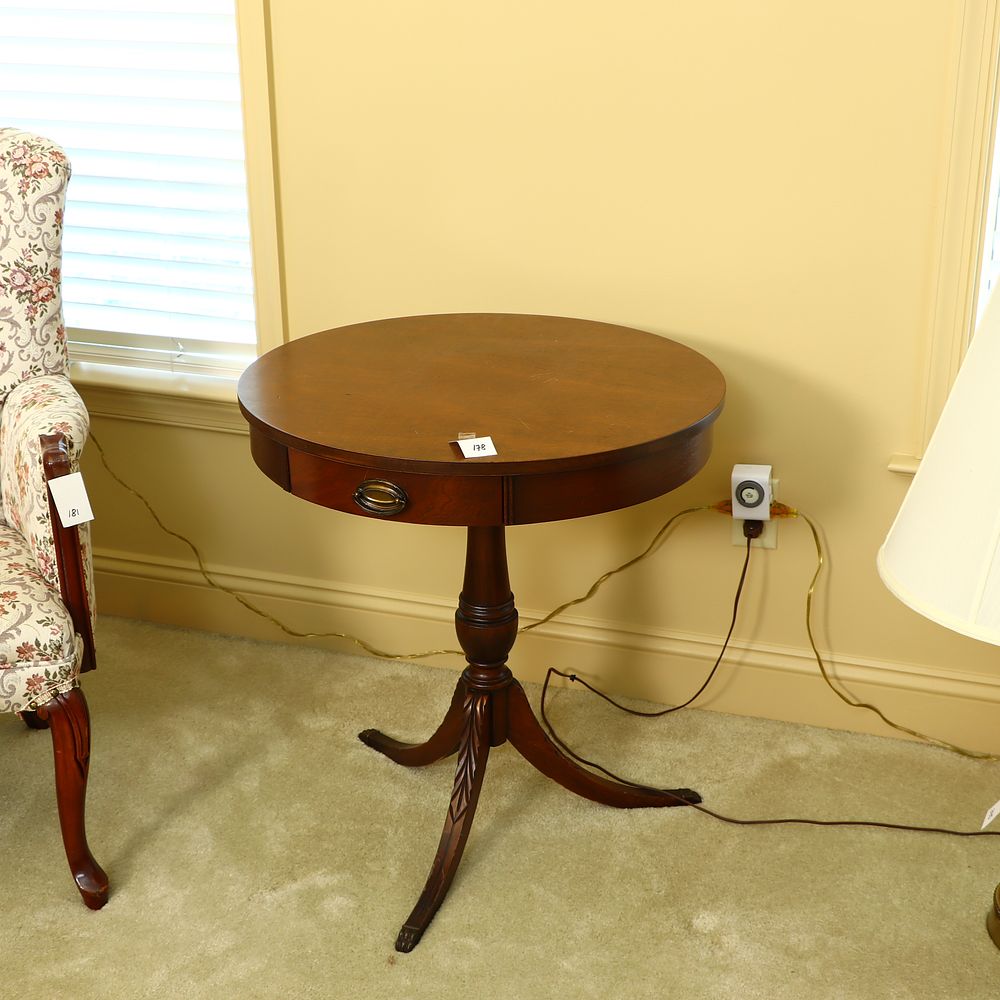 Lot 178: Antique round table