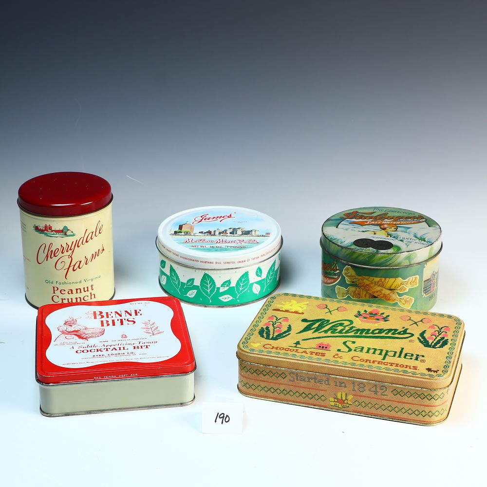 Lot 190: Vintage tin cans