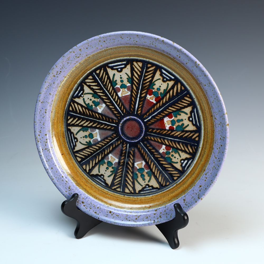 Lot 270: Cundiff Sudio Pottery plate