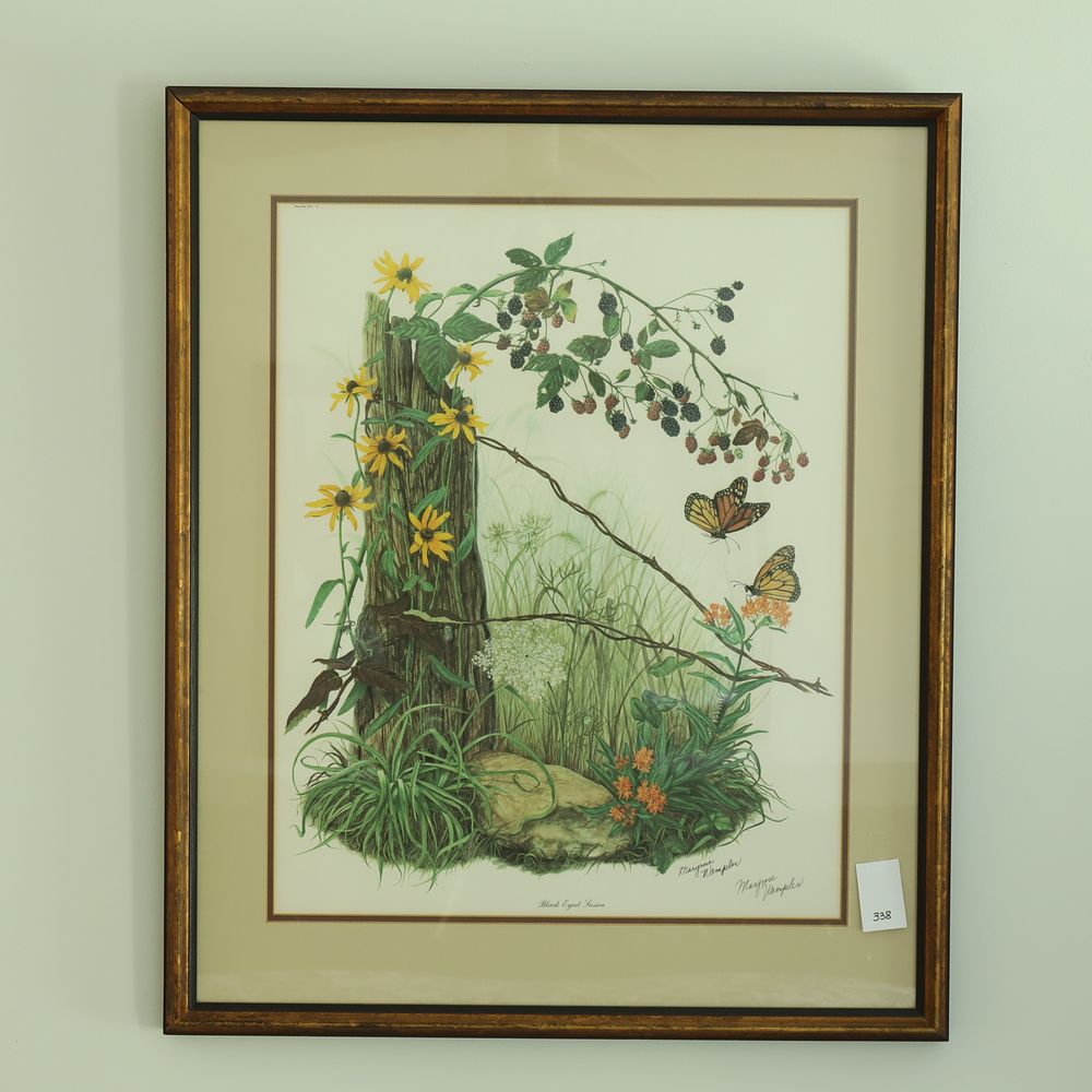 Lot 338: Black eyed Jason by Mary Rose Wampler signed art