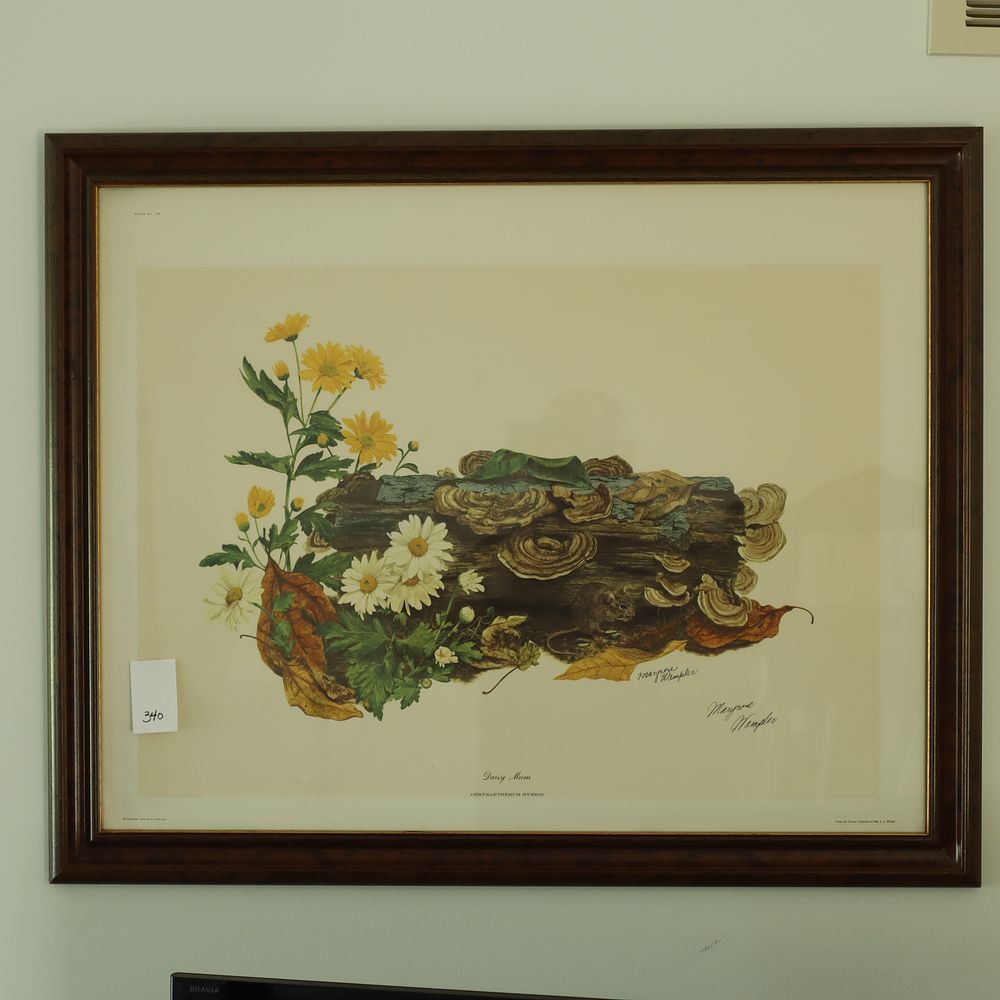 Lot 340: Mary Rose Wampler signed art Daisy Mum