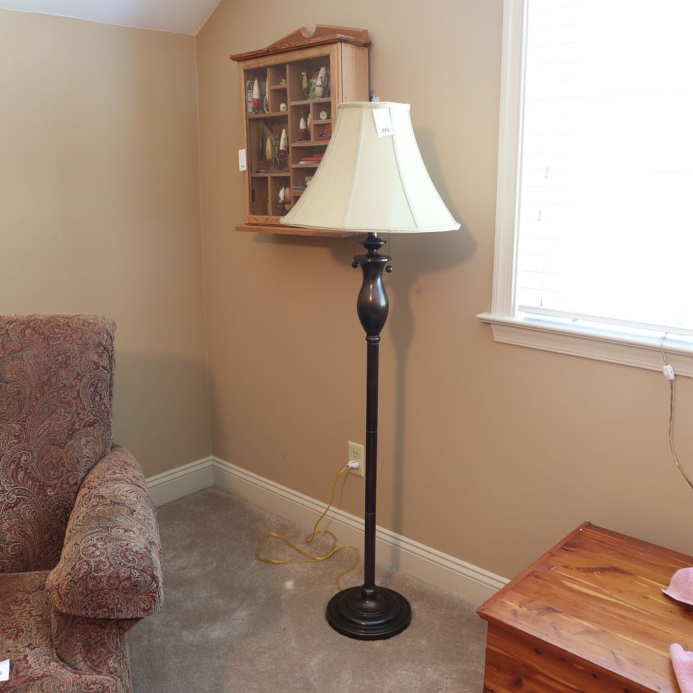 Lot 383: Floor Lamp 58 inches tall