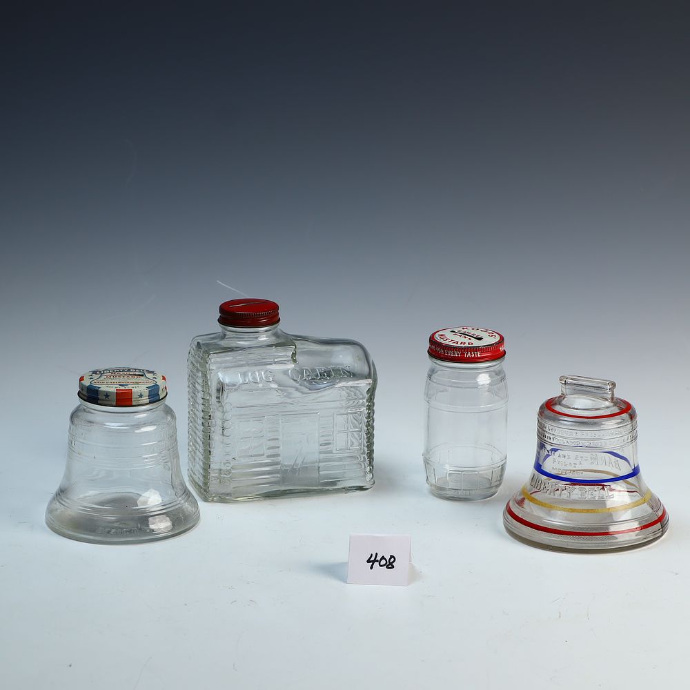 Lot 408: Vintage glass banks