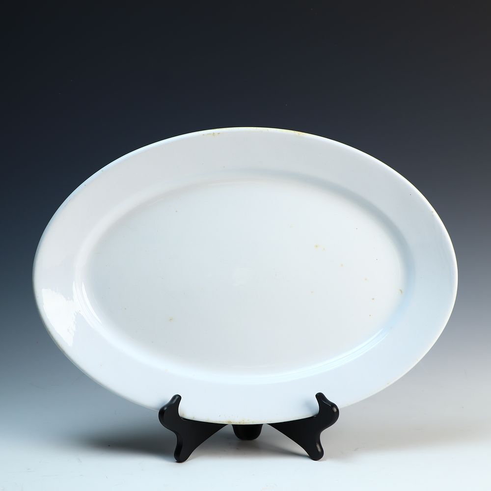 Lot 440: Royal Patent Ironstone Turner and Goddard and Co. antique platter