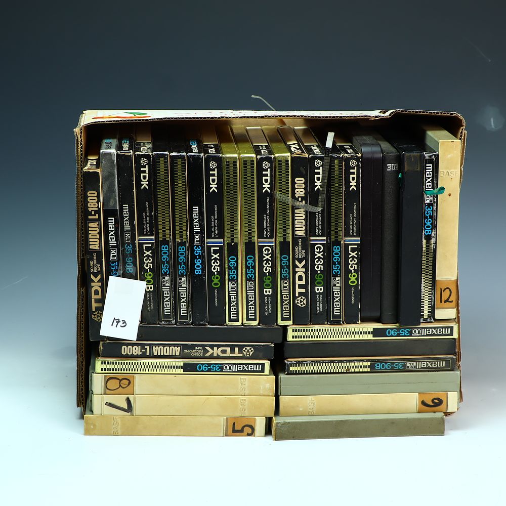 Lot 173: Reeel to reel tapes 33 pieces