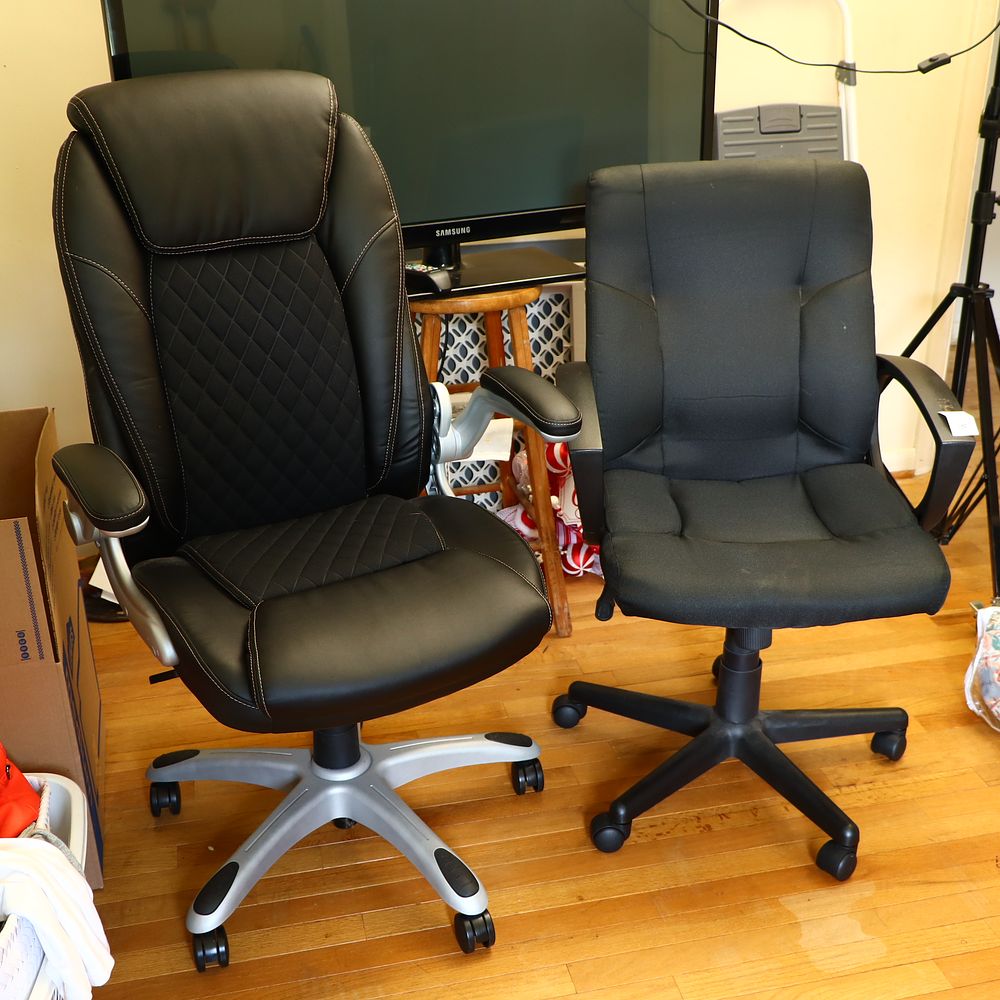 Lot 185: Two office chairs