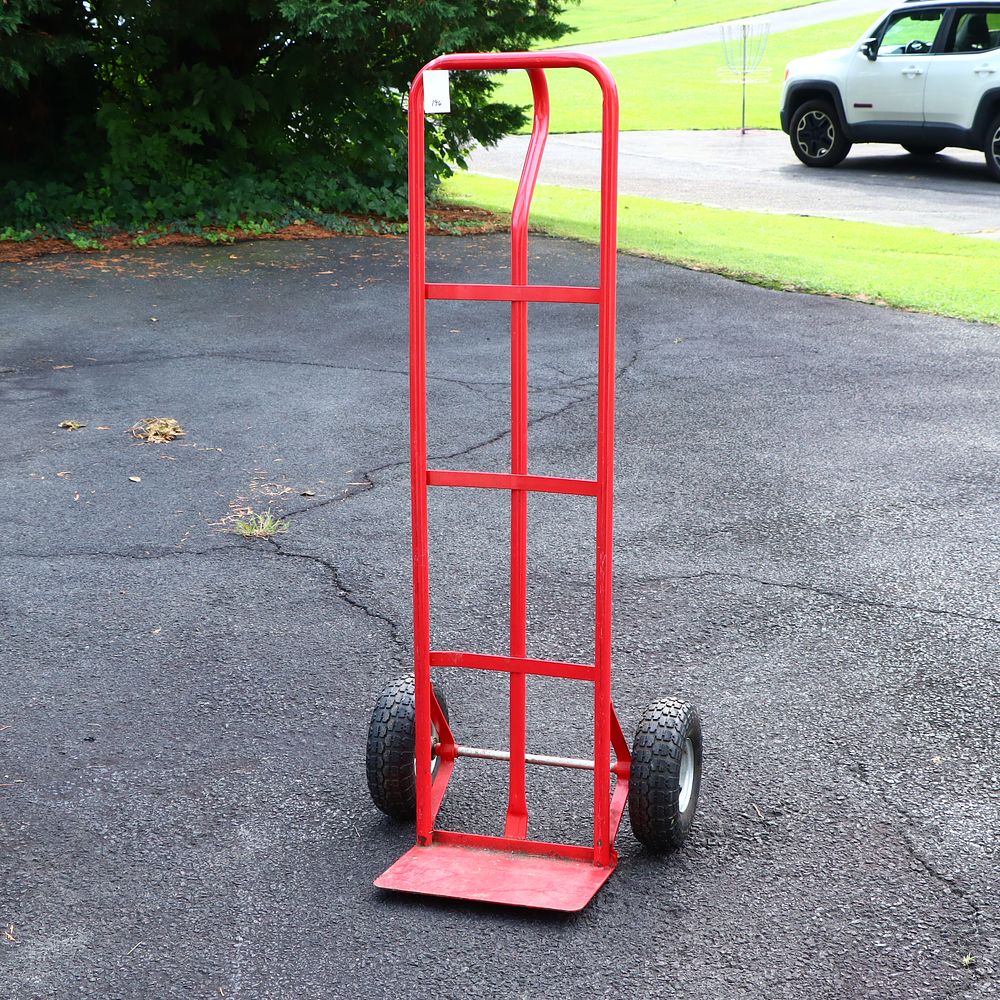 Lot 196: Red hand Truck