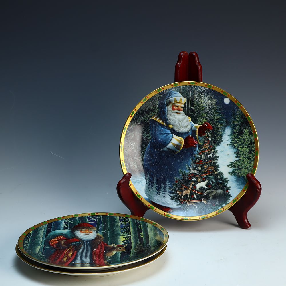 Lot 244: Three Lenox Plates by Lynn Bywaters