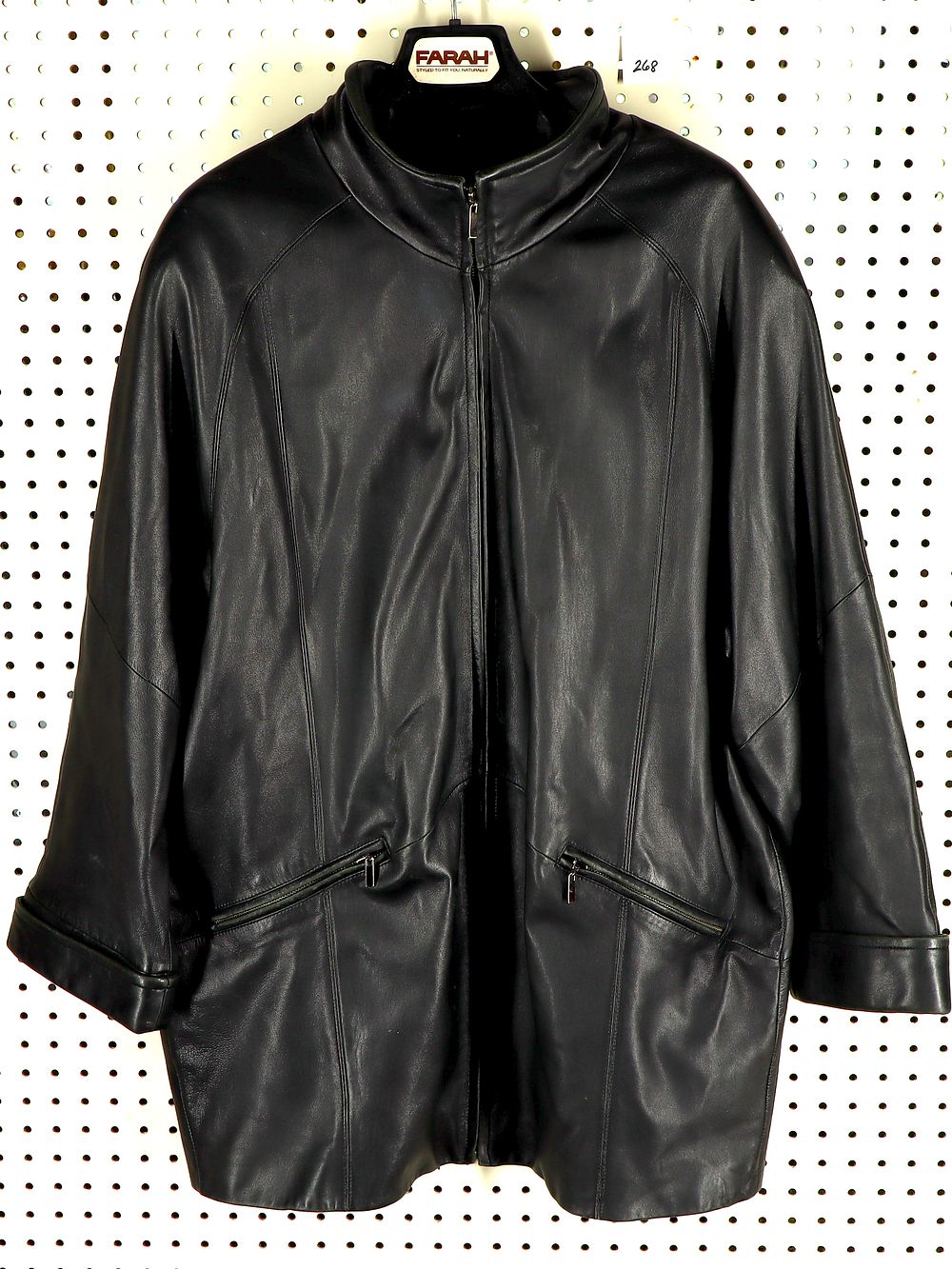 Lot 268: Lord and Taylor leather jacket