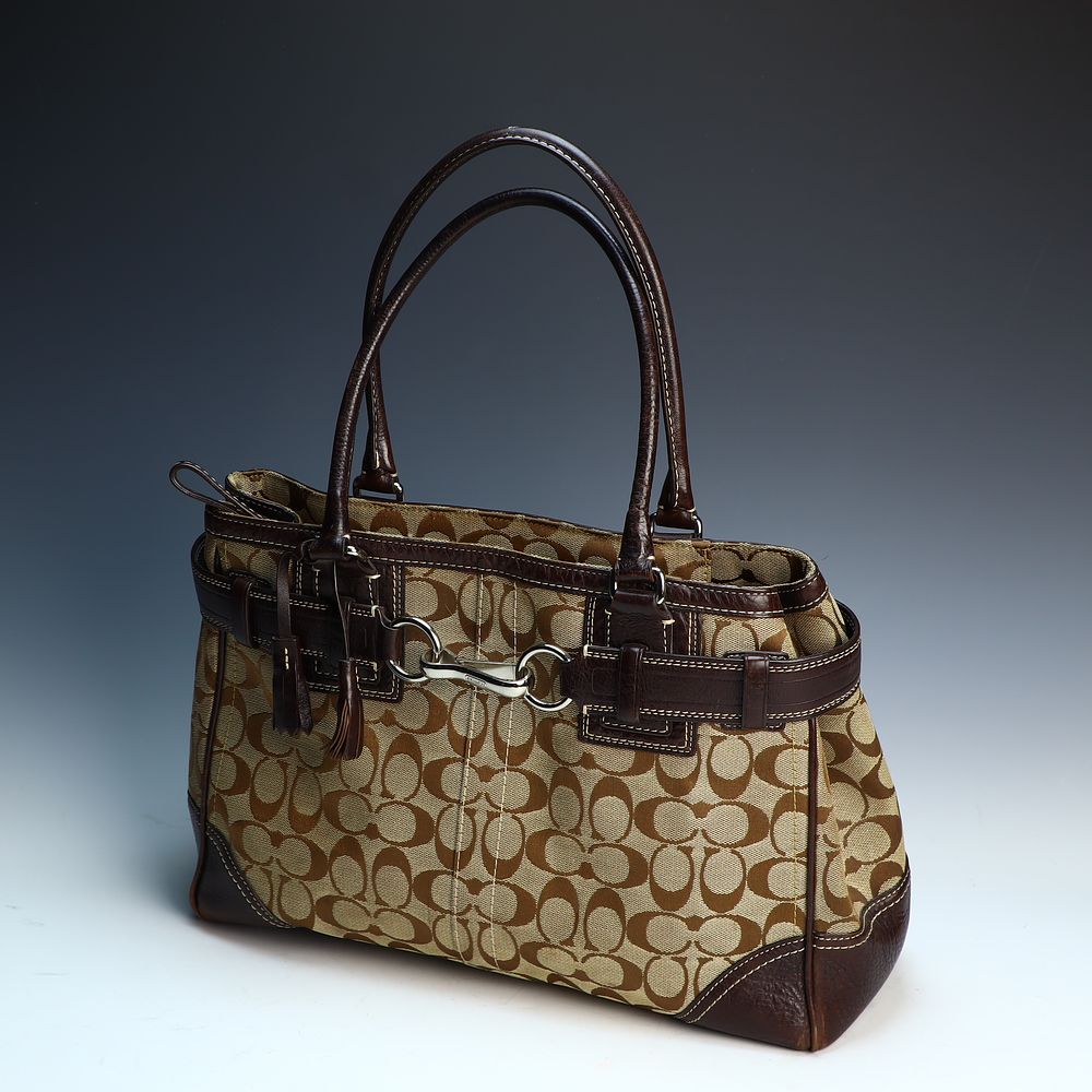 Lot 272: Authentic Coach Purse 17X10 inches