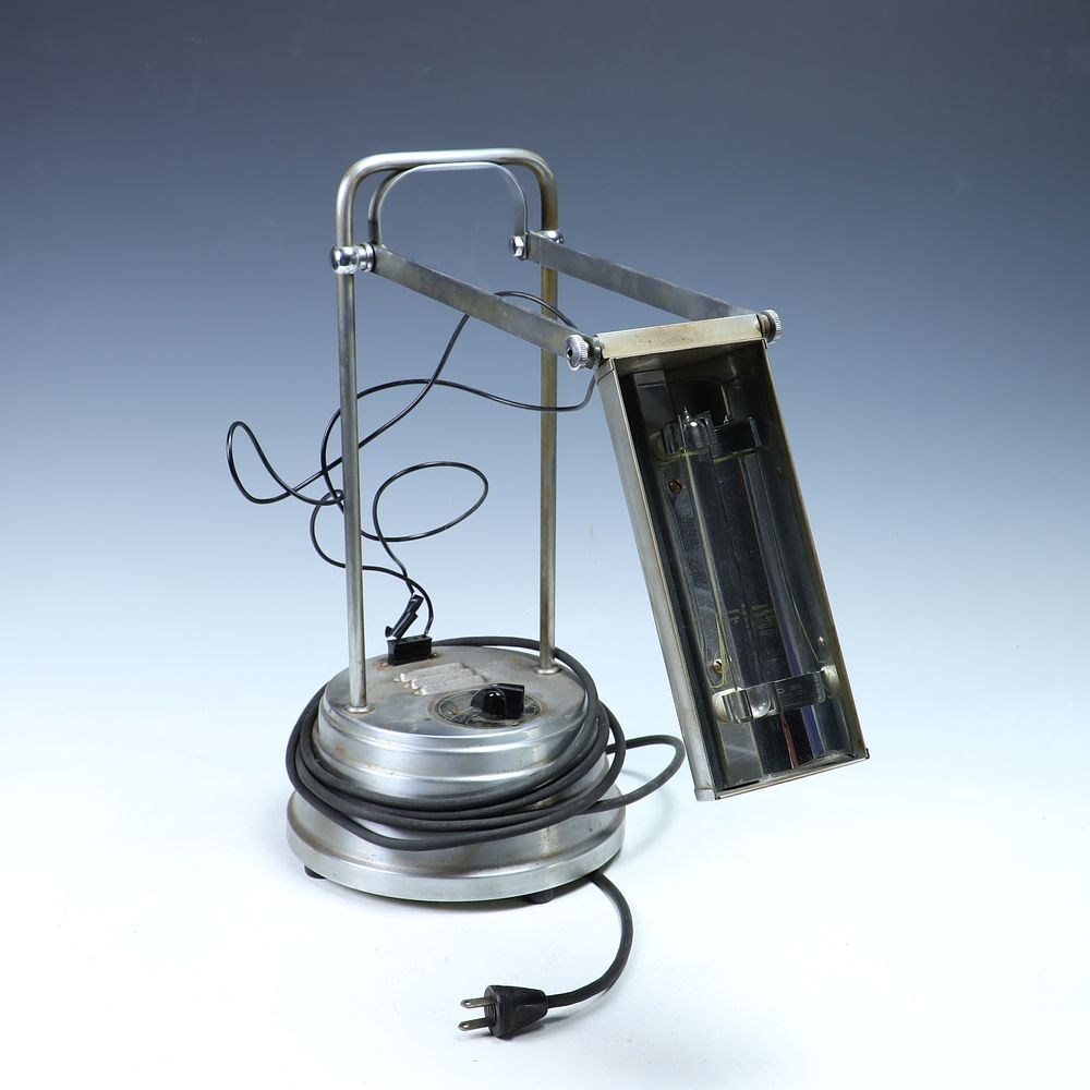 Lot 307: Antique medical UV heat Lamp