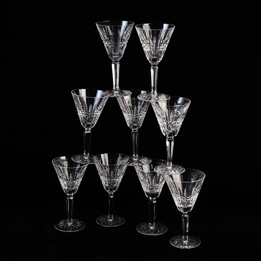 Lot 225: Waterford Crystal Glenmore Water Goblets