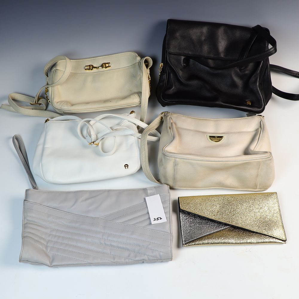 Lot 252: Lot of Six Purses Etiene Aigner and others