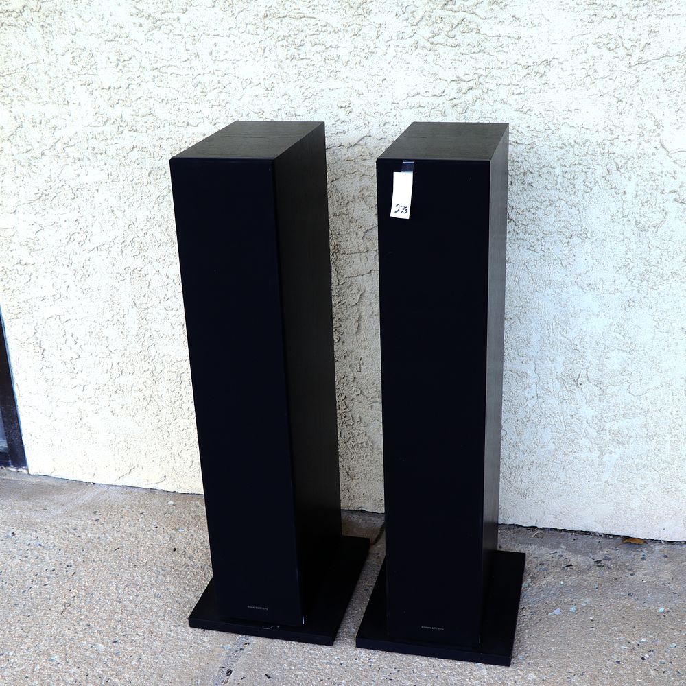 Lot 273: Bowers and Wilkins Pair of Floor Tower Speakers