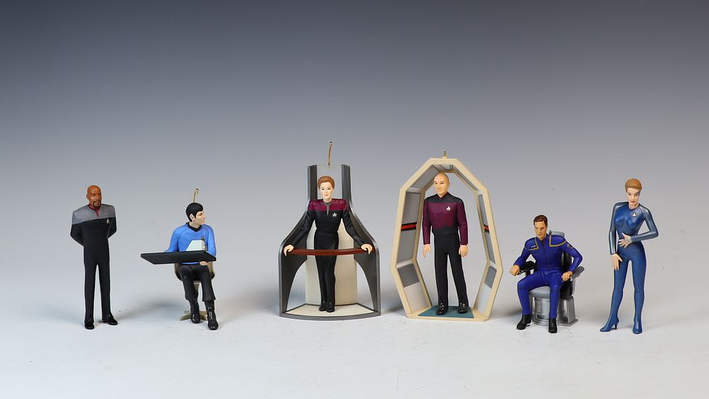 Lot 217: Lot of Six Star Trek Hallmark Ornaments