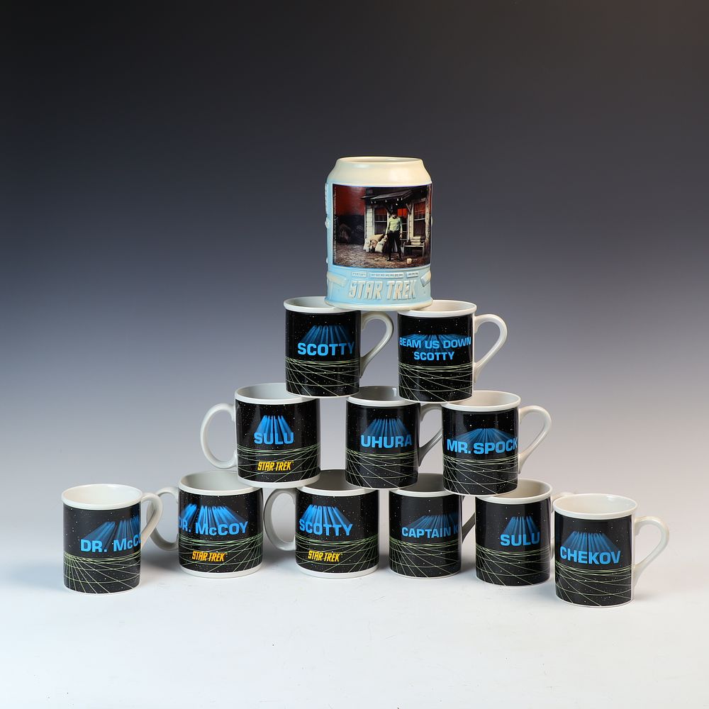 Lot 228: Lot of Twelve Star Trek Mugs