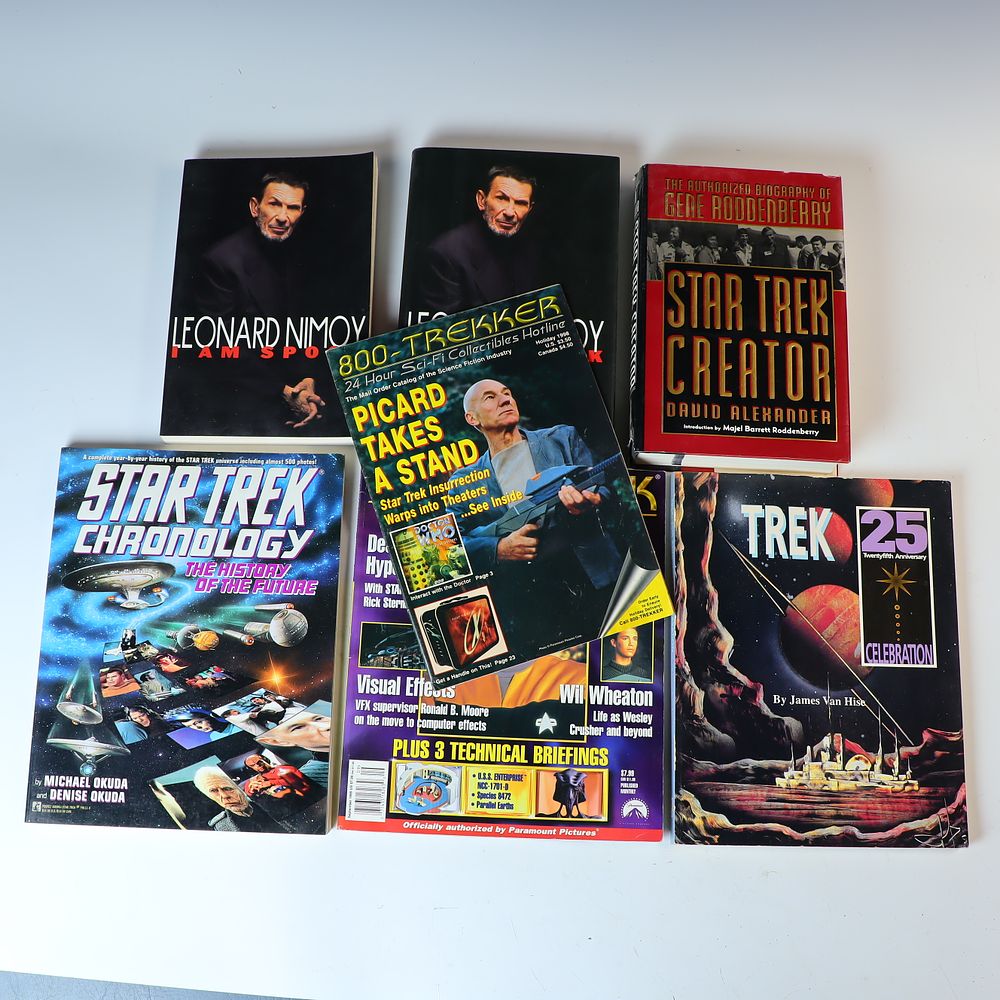 Lot 270: Lot of Star Trek books