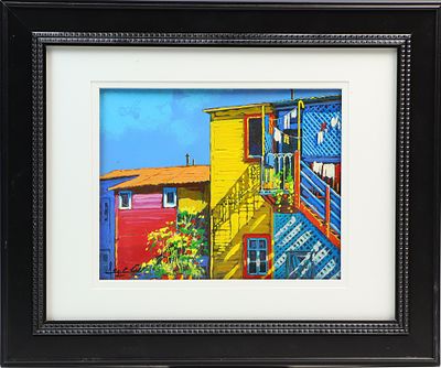 Acrylic original painting by Sergio E. Cobo 14X17 inches