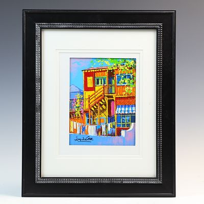 Acrylic original painting by Sergio E. Cobo 14X17 inches