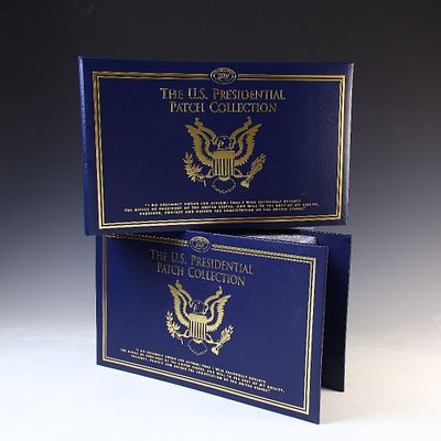 Two albums of Presidential Patches Collection. Two albums vol 1 & 2 of Presidential Patches 