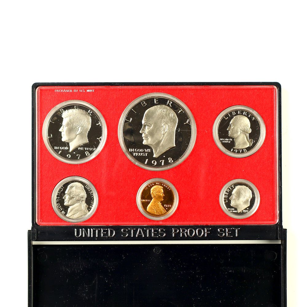 Lot 197: 1978 US coin proof set