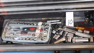 Ratchet Drive and Socket Set as shownPick up of this lot is from a Private Residence in