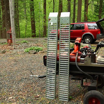 Steel loading ramps 76X9 inches for trailers and pickup trucksPick up of this lot is from a