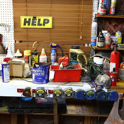 Lot of Tape Measures and Auto Chemicals. Includes 8 tape measures and your choice of auto