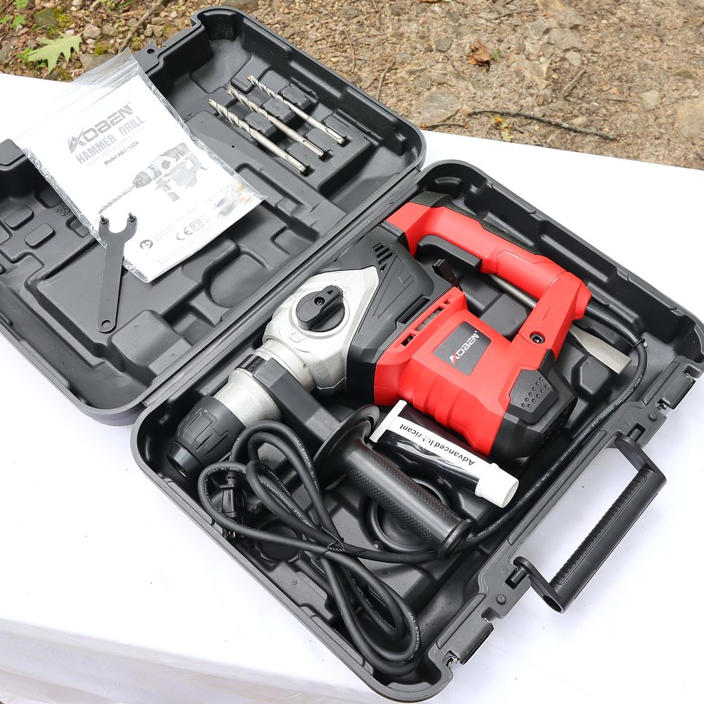 Lot 196: New Aoben Rotary Hammer Drill with Vibration Control and Safety Clutch