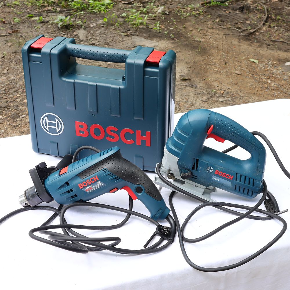 Lot 203: Bosch Drill and Sabre Saw