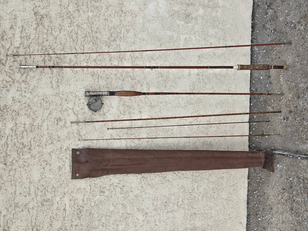 Lot 179: Two Antique and Vintage Fly Fishing Rods