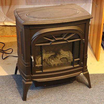 CFM Addison Electric Freestanding Stove Heater. An electric freestanding replica stove heater 