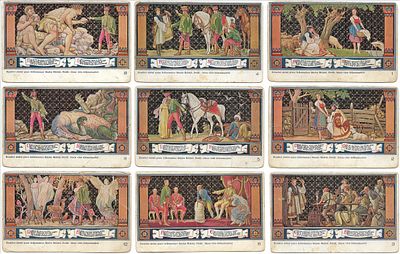 Lot [9] early postcards, Hungary.