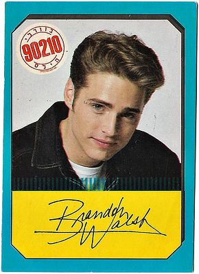 Brandon Walsh (Jason Priestley) - Printed autograph of the stars of "Beverly Hills 90210". 