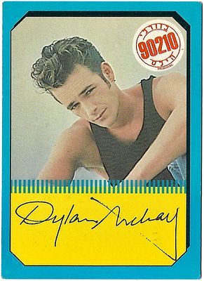 Dylan McKay (Jason Perry) - Printed autograph of the stars of "Beverly Hills 90210". 