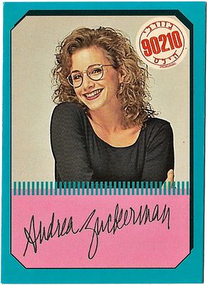 Andrea Zuckerman (Gabriel Carteris) - Printed autograph of the stars of "Beverly Hills 90210". 