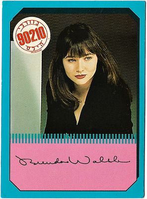 Brenda Walsh (Shannen Doherty) - Printed autograph of the stars of "Beverly Hills 90210". 