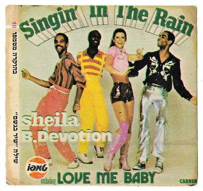 Colored sticker No. 10 with the band "Shila" - A song in the rain, Tempo-Hit Publishing. 