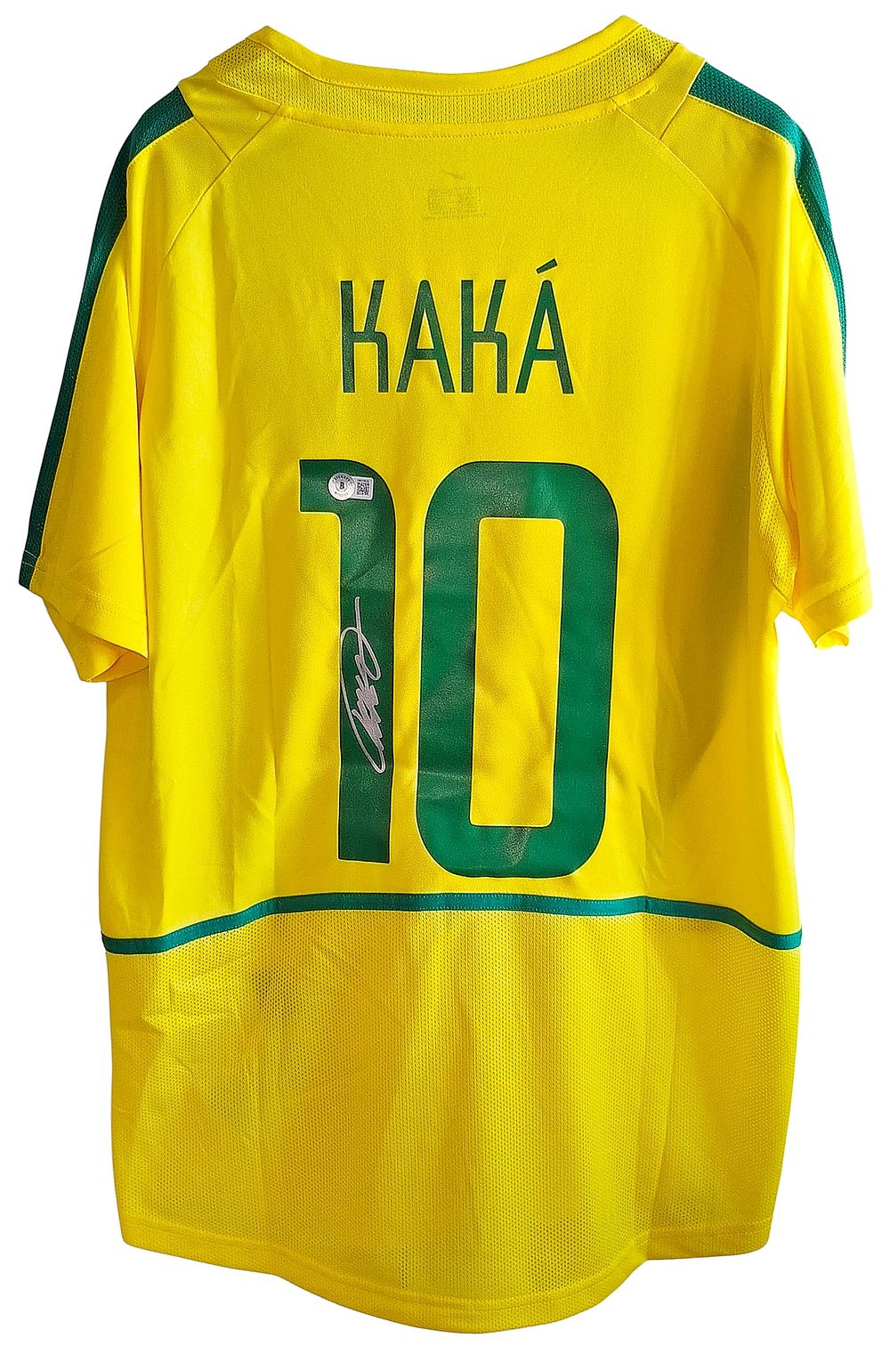 ריקארדו קאקה - חולצה מקורית של חברת נייקי, חולצה זו חתומה ע"י כדורגלן העבר הברזילאי! בכתב ידו! 