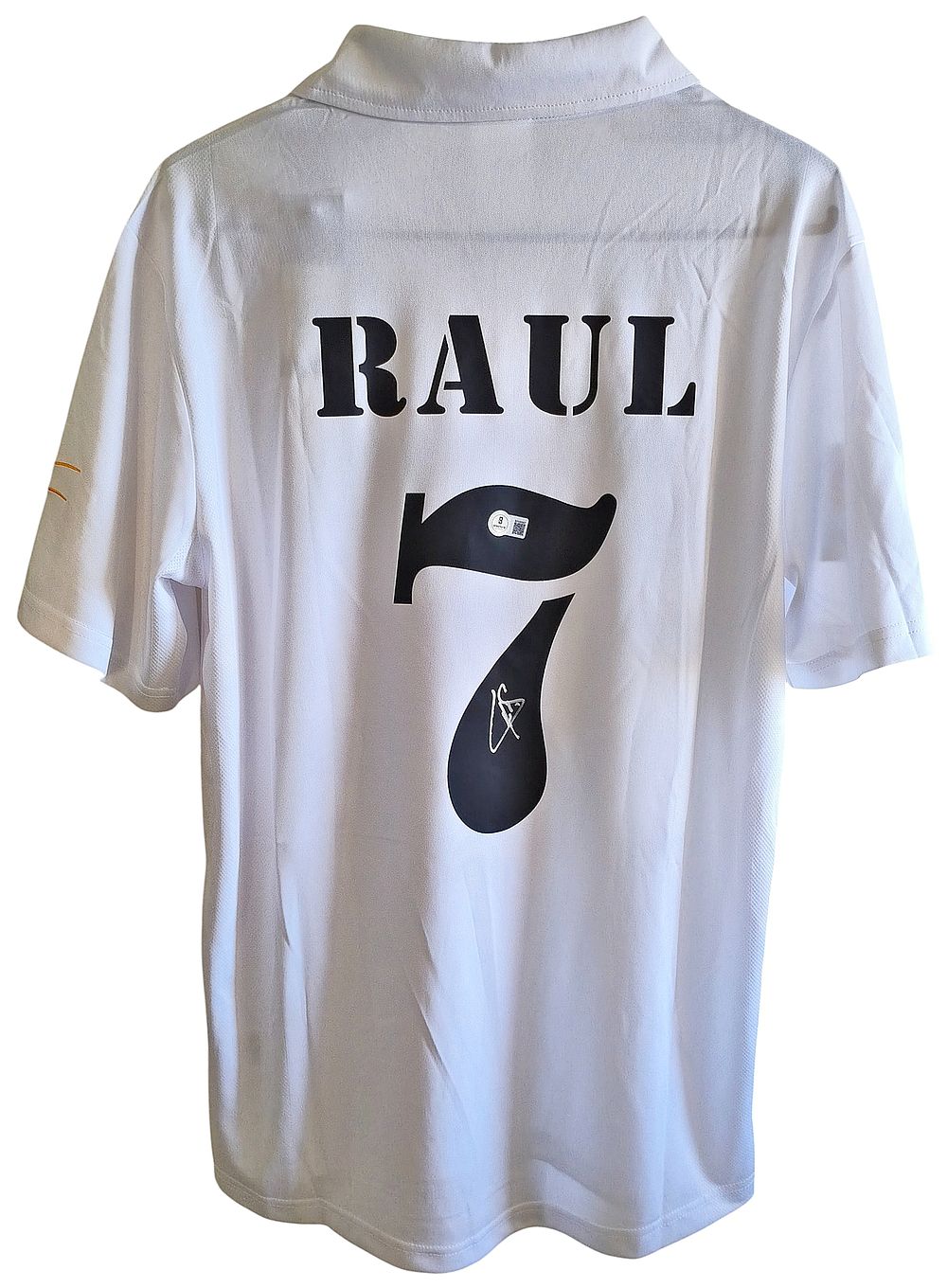 ראול גונסאלס - חולצה מקורית של חברת אדידס, חולצה זו חתומה ע"י חלוץ העבר האגדי! של ריאל מדריד 