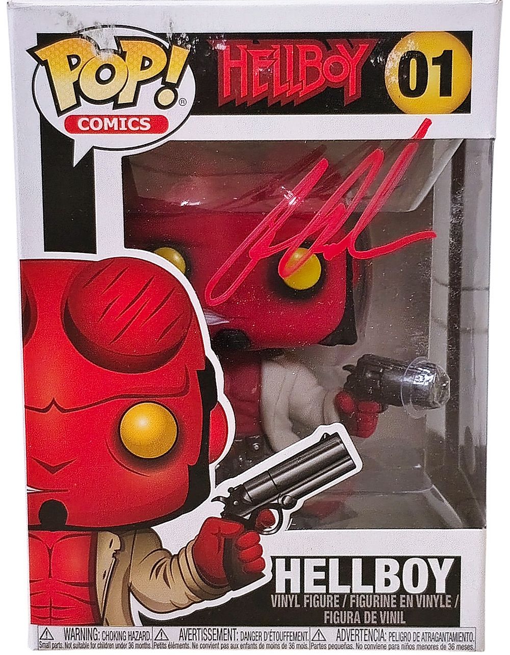 הלבוי (רון פרלמן) - בובת Funko Pop מקורית, חתומה ע"י דמותו של הלבוי אשר גילם השחקן רון פרלמן 