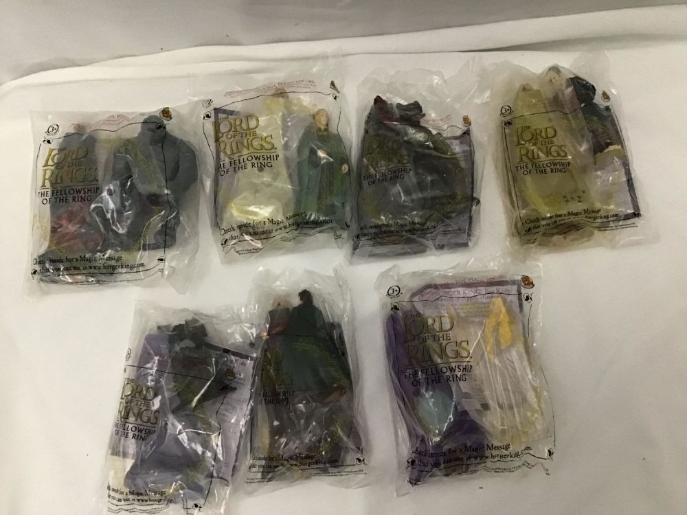 Lot 177: BK Toys The Lord of The Rings Collection 7 toys still