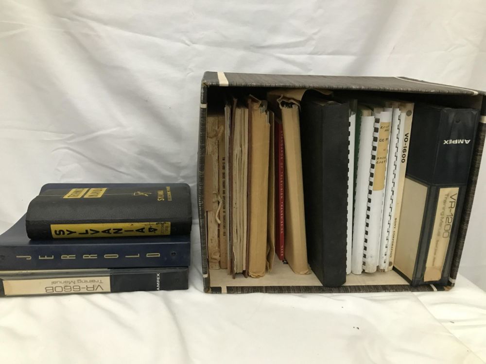 Lot 185: Vintage Electronics Manuals and Electronics Training
