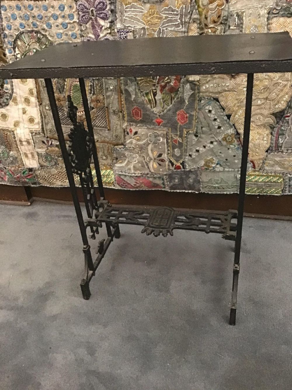 Lot 186: Vintage Iron Radio Stand .