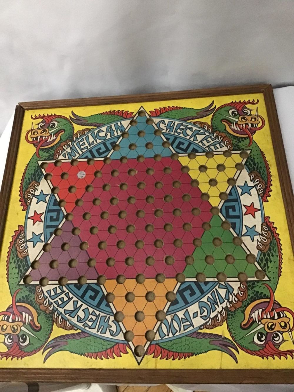 Lot 147: Early Checker and Chinese Checkers Board Measures 17