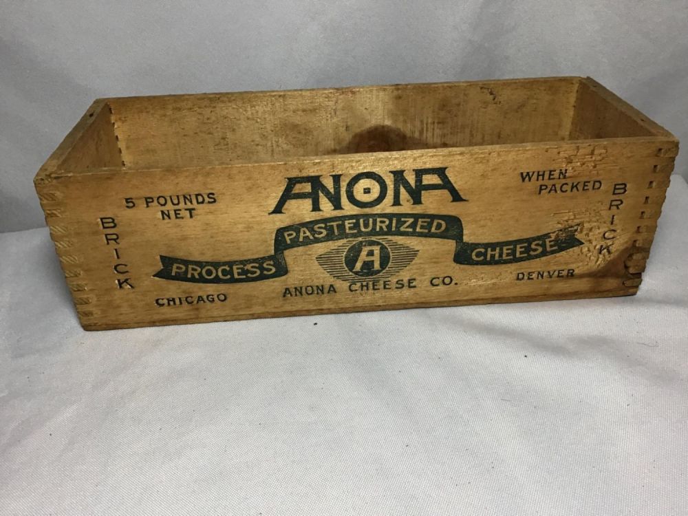 Lot 149: Early Cheese Brick Boxes and Codfish Box Cheese boxes