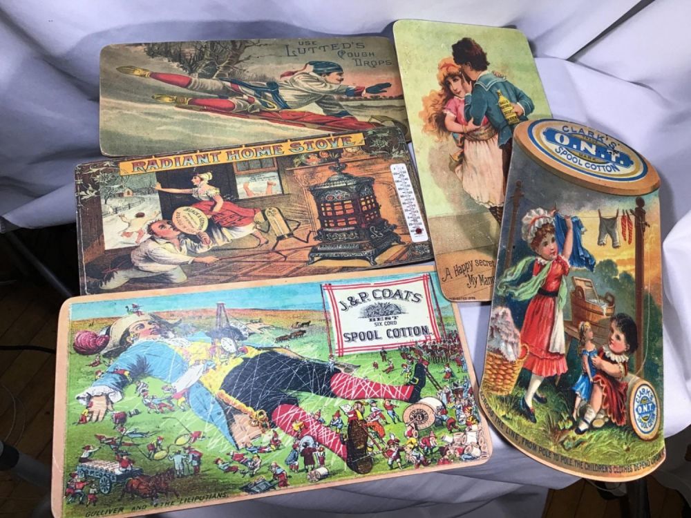 Lot 178: Early Lithographic Advertising Each measures